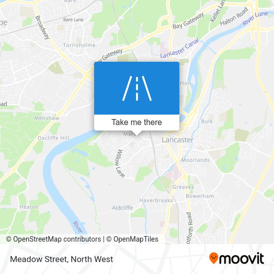 Meadow Street map