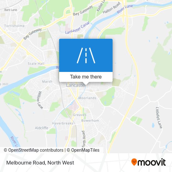 Melbourne Road map