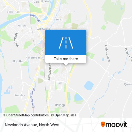 Newlands Avenue map