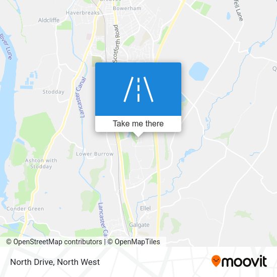 North Drive map