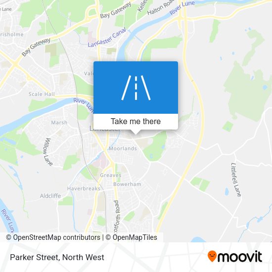 Parker Street map