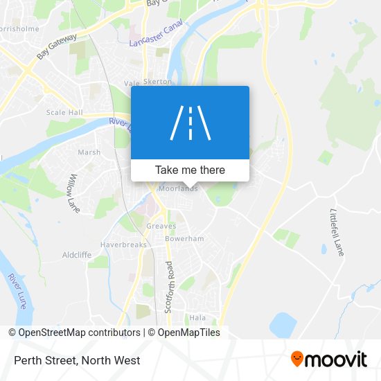 Perth Street map