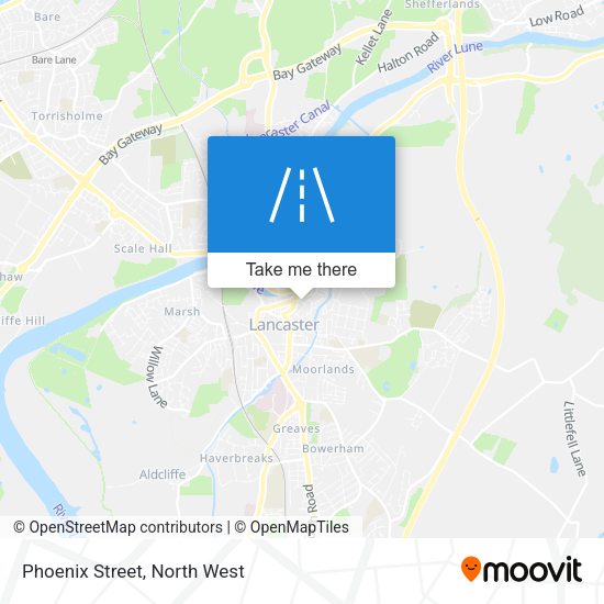 Phoenix Street map