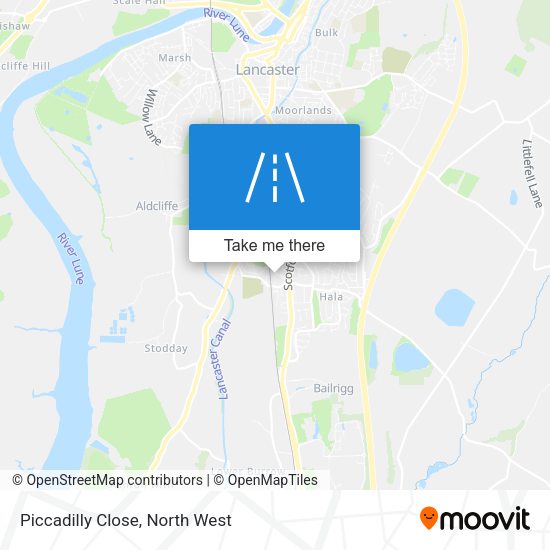 Piccadilly Close map