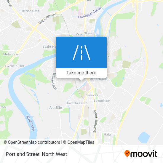 Portland Street map