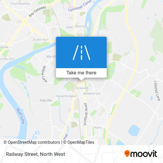 Railway Street map