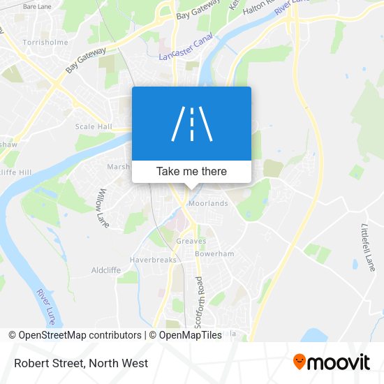 Robert Street map