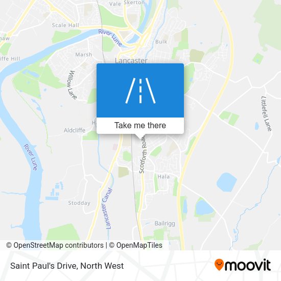 Saint Paul's Drive map