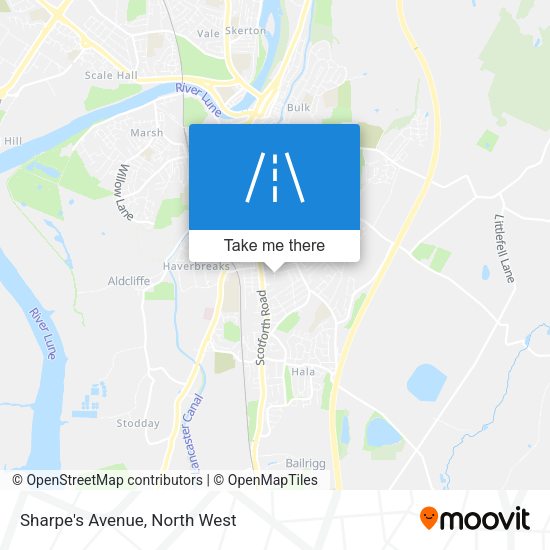 Sharpe's Avenue map