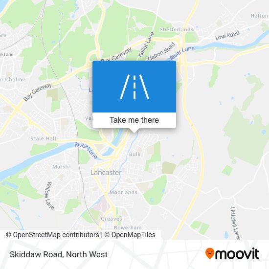 Skiddaw Road map