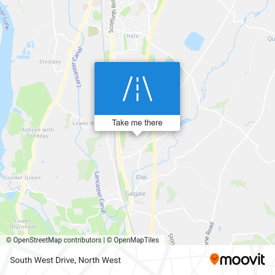 South West Drive map