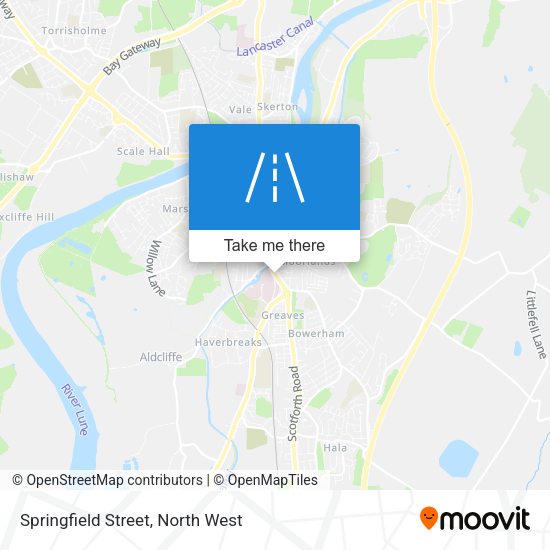 Springfield Street map
