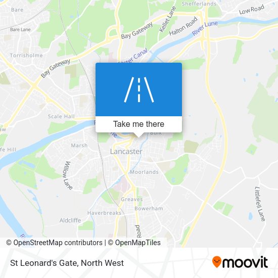 St Leonard's Gate map