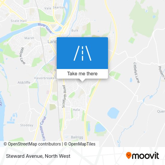 Steward Avenue map