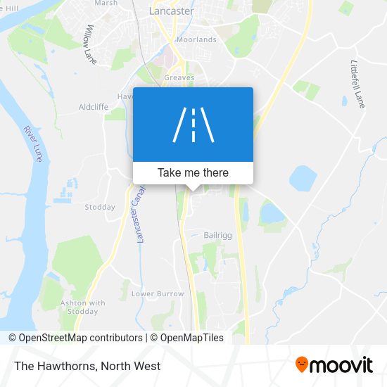 The Hawthorns map