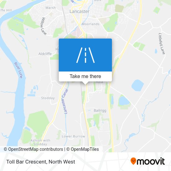 Toll Bar Crescent map