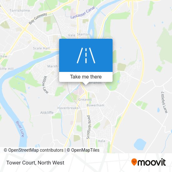 Tower Court map
