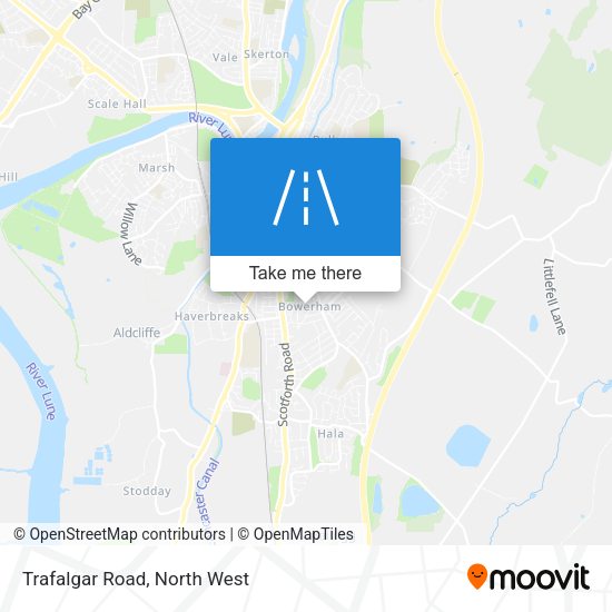 Trafalgar Road map