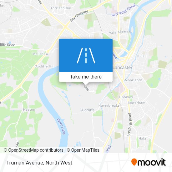 Truman Avenue map