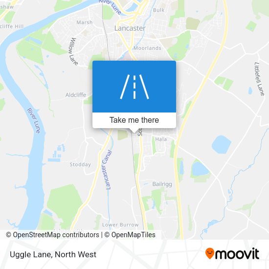 Uggle Lane map