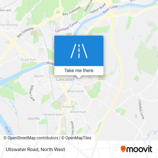 Ullswater Road map