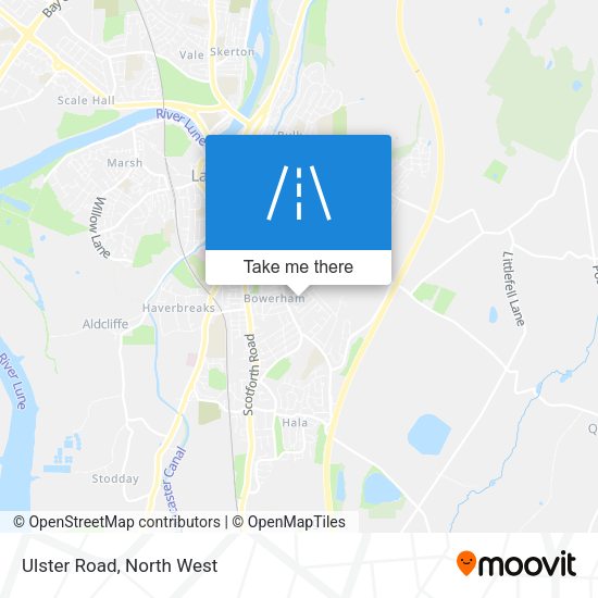 Ulster Road map