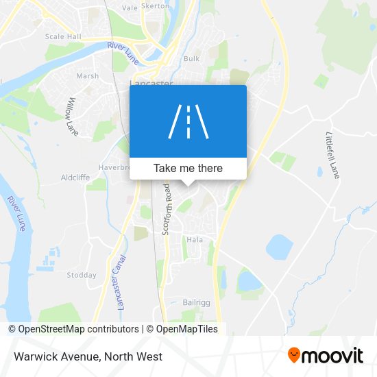 Warwick Avenue map