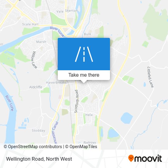 Wellington Road map