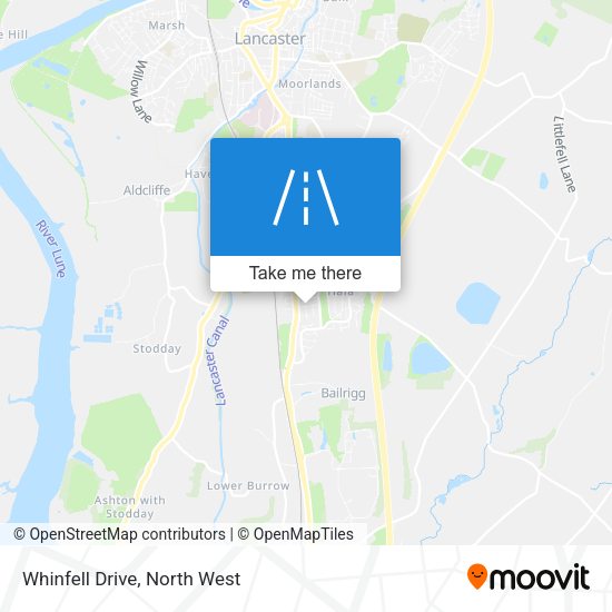 Whinfell Drive map