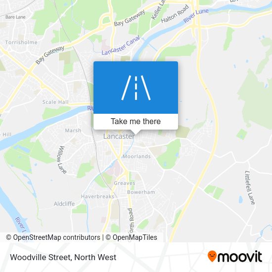 Woodville Street map