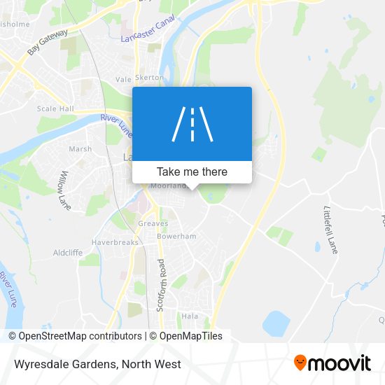 Wyresdale Gardens map