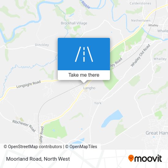 Moorland Road map