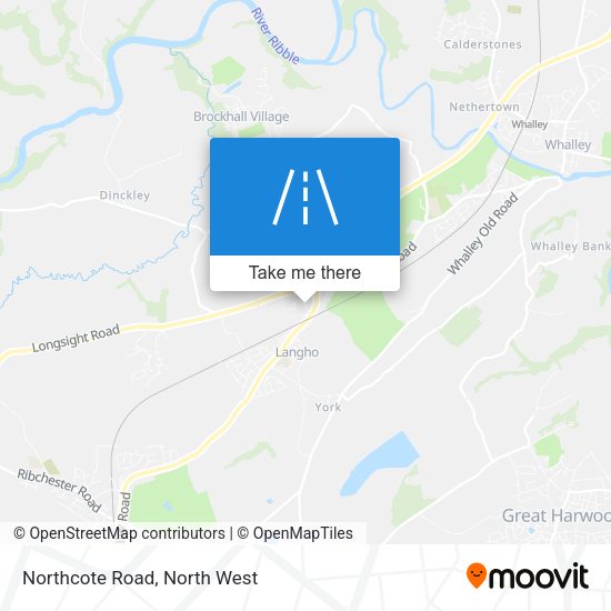 Northcote Road map
