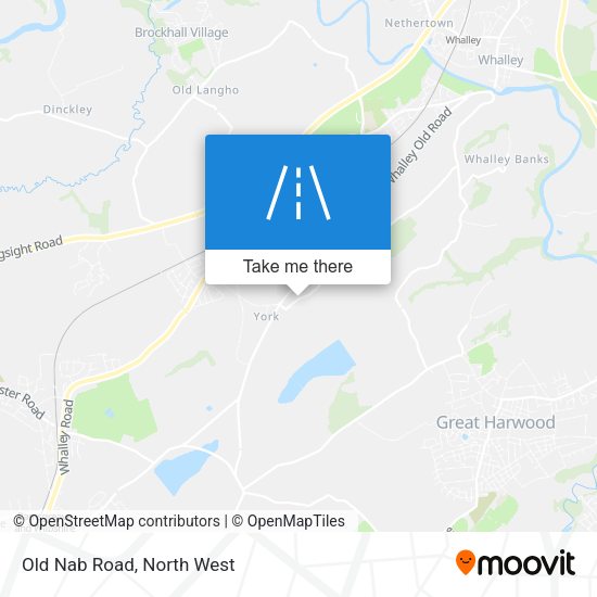 Old Nab Road map