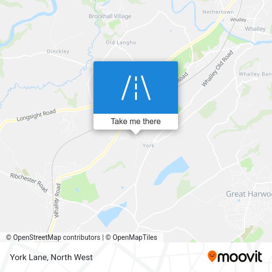 York Lane map
