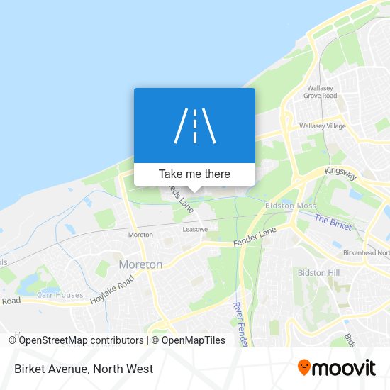 Birket Avenue map