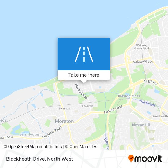 Blackheath Drive map