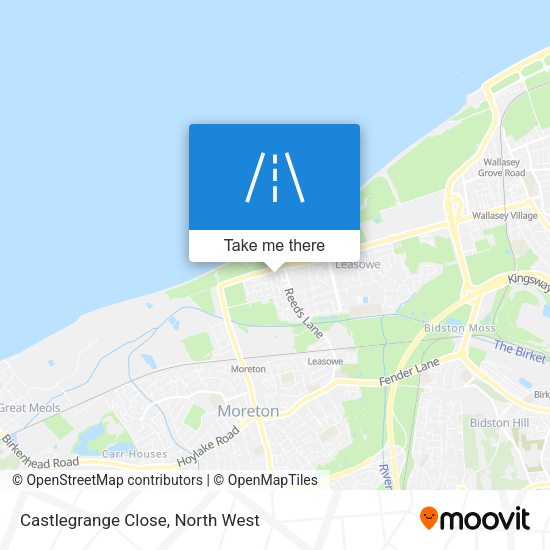 Castlegrange Close map