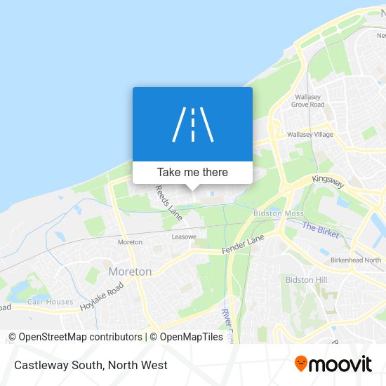 Castleway South map