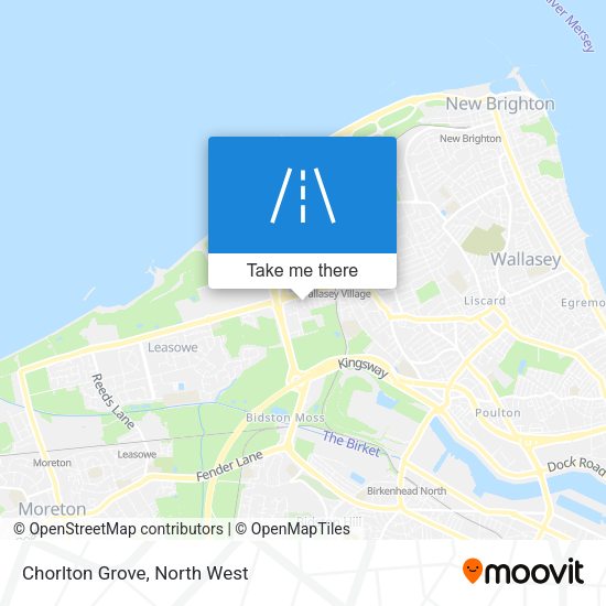 Chorlton Grove map