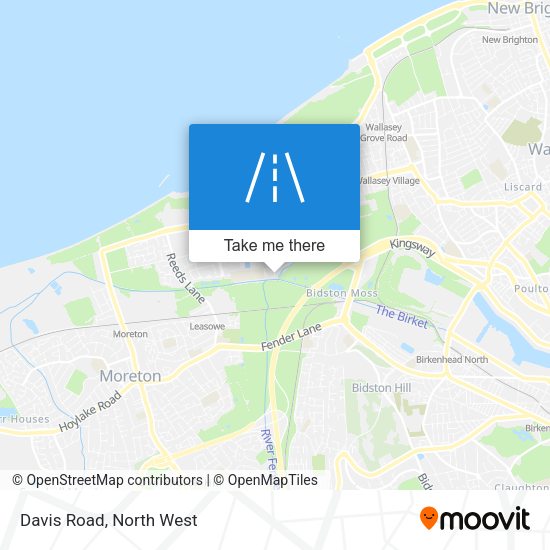 Davis Road map