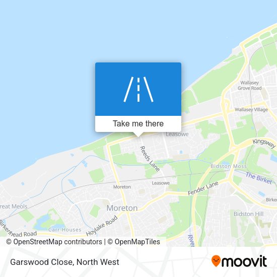Garswood Close map