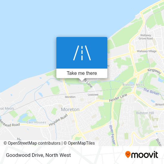Goodwood Drive map