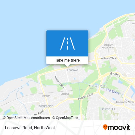 Leasowe Road map
