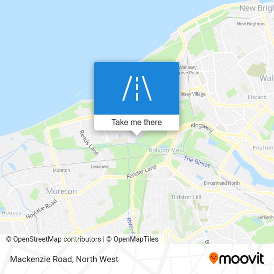 Mackenzie Road map