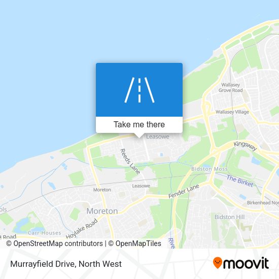 Murrayfield Drive map