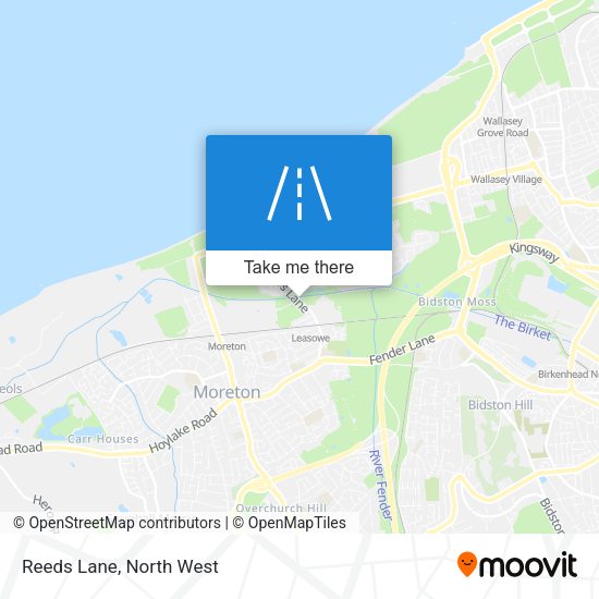 Reeds Lane map
