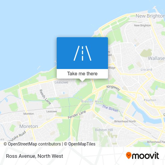 Ross Avenue map