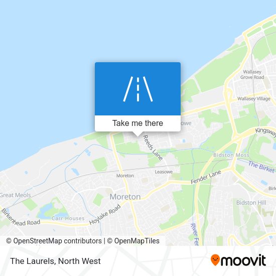 The Laurels map