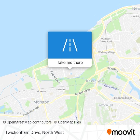 Twickenham Drive map